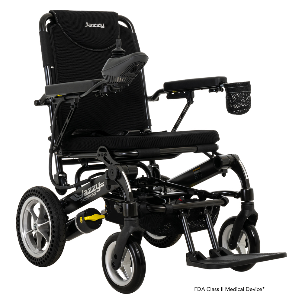 Carbon Passport light weight folding electric wheelchair